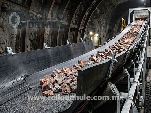 Faldones y piezas de hule para minería