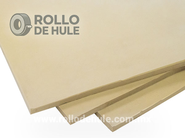 Empaque ámbar de hule natural en placa y rollo